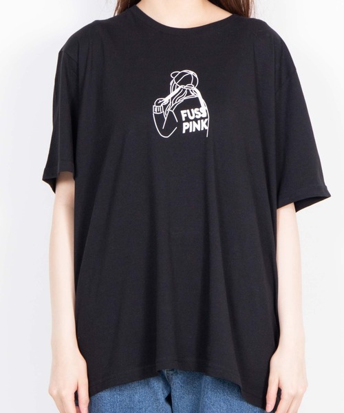WEGO(ウィゴー)の「WEGO/バックガールプリントTシャツ(Tシャツ/カットソー・レディース・ホワイト/ブラック・SMALL/MEDIUM/LARGE)」の15枚目の写真
