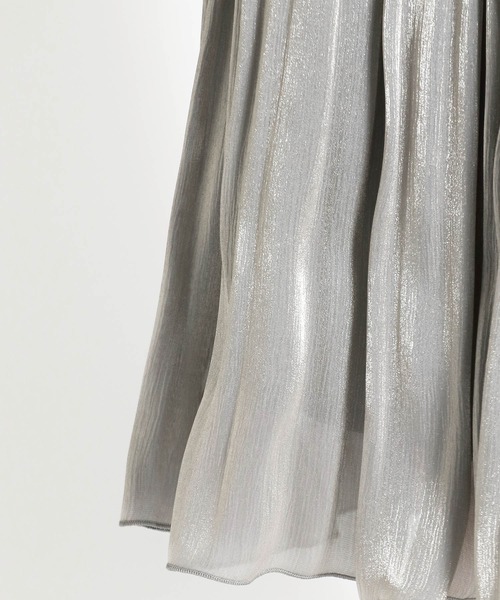 DRESSLAVE（ドレスレイブ）の「chambray shine pleats skirt 