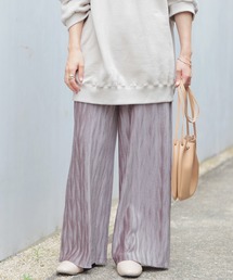 reca | ウェーブ柄 ベロアワイドパンツ(その他パンツ)