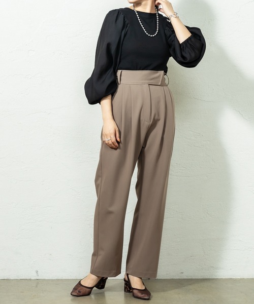 mystic（ミスティック）の「切替パワショルプルオーバー（Tシャツ/カットソー・レディース・ブラック/ベージュ/カーキ・FREE）」の4枚目の写真