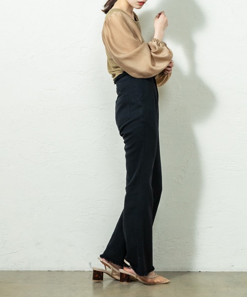 mystic（ミスティック）の「切替パワショルプルオーバー（Tシャツ/カットソー・レディース・ブラック/ベージュ/カーキ・FREE）」の18枚目の写真