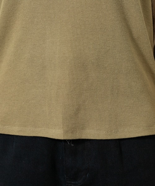 mystic（ミスティック）の「切替パワショルプルオーバー（Tシャツ/カットソー・レディース・ブラック/ベージュ/カーキ・FREE）」の8枚目の写真