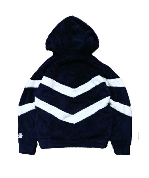 フリースカットラインジップパーカー（パーカー）｜adamsJUGGLER