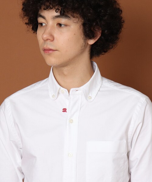 DRESSTERIOR(ドレステリア)の「【MonoMax4月号掲載商品】定番OXラウンドカラーシャツ(シャツ/ブラウス・メンズ・ホワイト・90/92/91)」の8枚目の写真