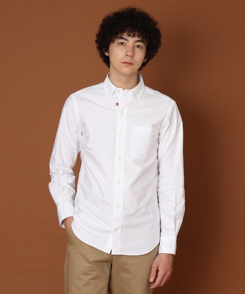 DRESSTERIOR(ドレステリア)の「【MonoMax4月号掲載商品】定番OXラウンドカラーシャツ(シャツ/ブラウス・メンズ・ホワイト・90/92/91)」の18枚目の写真