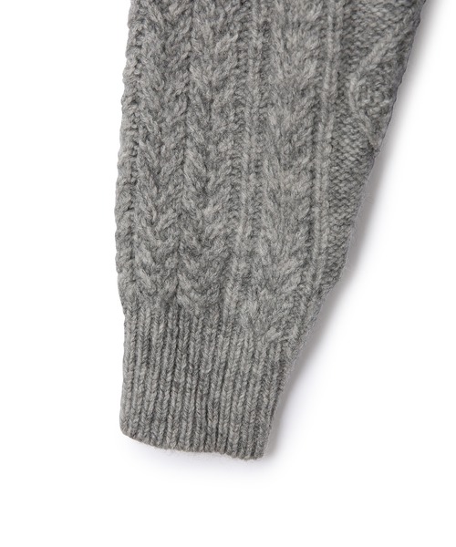ADAM ET ROPE'(アダムエロペ)の「【VIOLETTE ROOM】別注PULLOVER(ニット/セーター・レディース・グレー/オフホワイト・FREE)」の5枚目の写真