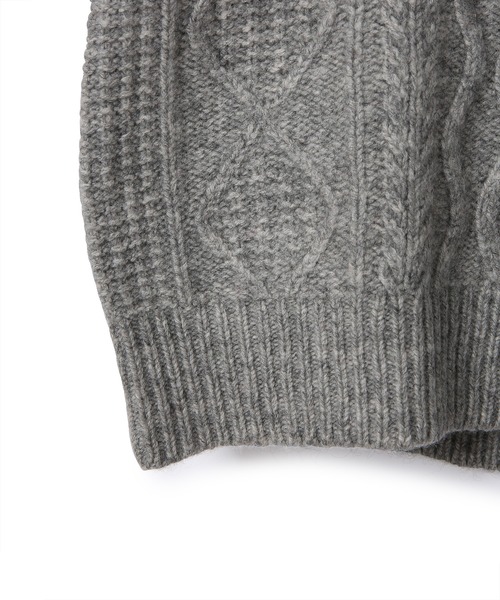 ADAM ET ROPE'(アダムエロペ)の「【VIOLETTE ROOM】別注PULLOVER(ニット/セーター・レディース・グレー/オフホワイト・FREE)」の15枚目の写真