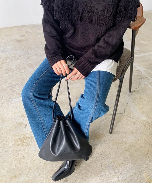 LIAN（リアン）の「【Made in Japan】レザー巾着ショルダー