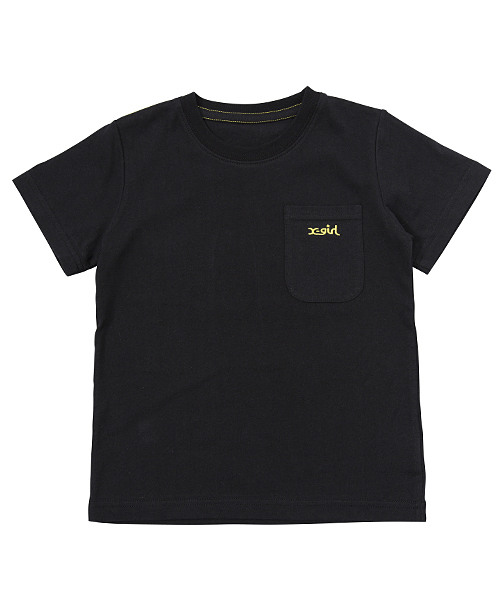 X-girl Stages（エックスガールステージス）の「POCKET S/S TEE(12M～3T)（Tシャツ/カットソー・キッズ・ホワイト/ブラック/アッシュ/ネイビー/レッド・2T/3T/12M）」の3枚目の写真