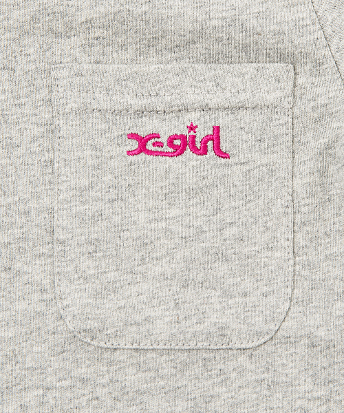 X-girl Stages（エックスガールステージス）の「POCKET S/S TEE(12M～3T)（Tシャツ/カットソー・キッズ・ホワイト/ブラック/アッシュ/ネイビー/レッド・2T/3T/12M）」の11枚目の写真
