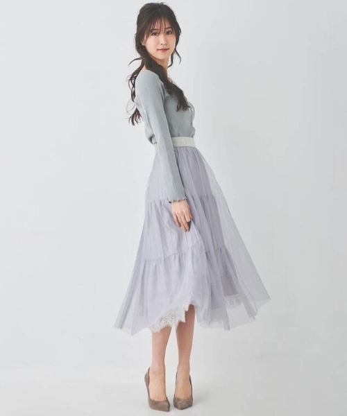 LAISSE PASSE（レッセパッセ）の「チュールプリーツヘムレース