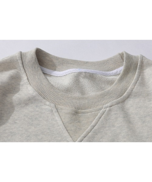 HOOK（フック）の「【HOOK】カップル刺繍トレーナー（スウェット・メンズ・ネイビー/グレー/ライトブルー/カーキ/パープル/ピンク/ベージュ・M/L/XL）」の12枚目の写真