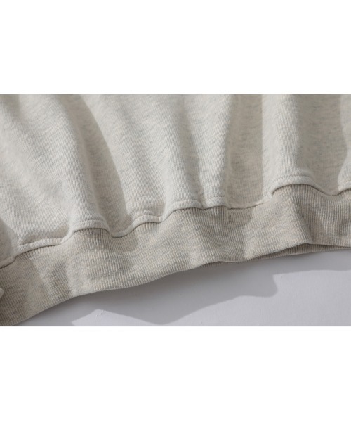 HOOK（フック）の「【HOOK】カップル刺繍トレーナー（スウェット・メンズ・ネイビー/グレー/ライトブルー/カーキ/パープル/ピンク/ベージュ・M/L/XL）」の8枚目の写真