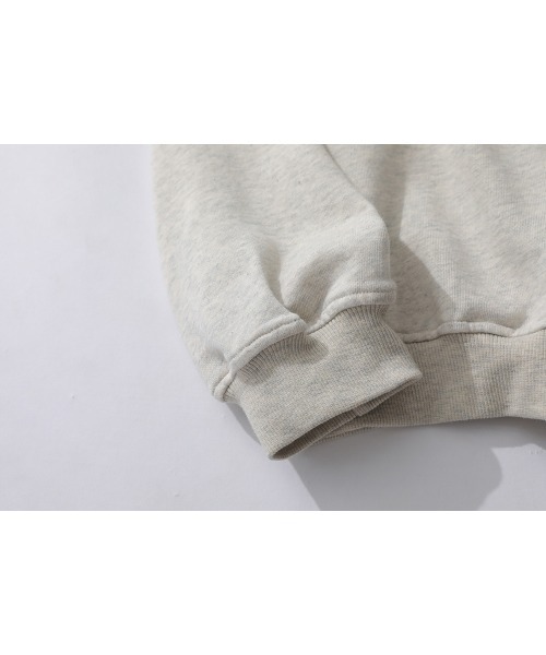 HOOK（フック）の「【HOOK】カップル刺繍トレーナー（スウェット・メンズ・ネイビー/グレー/ライトブルー/カーキ/パープル/ピンク/ベージュ・M/L/XL）」の9枚目の写真