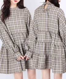 WC | WC/リボンティアードワンピース(ワンピース)