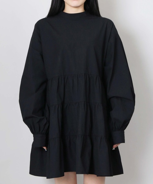 WC（ダブル シー）の「WC/リボンティアードワンピース（ワンピース・レディース・ホワイト/ブラック/その他1・FREE）」の6枚目の写真