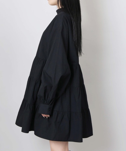 WC（ダブル シー）の「WC/リボンティアードワンピース（ワンピース・レディース・ホワイト/ブラック/その他1・FREE）」の4枚目の写真