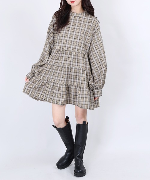 WC（ダブル シー）の「WC/リボンティアードワンピース（ワンピース・レディース・ホワイト/ブラック/その他1・FREE）」の9枚目の写真