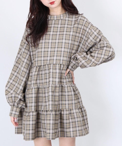 WC（ダブル シー）の「WC/リボンティアードワンピース（ワンピース・レディース・ホワイト/ブラック/その他1・FREE）」の10枚目の写真