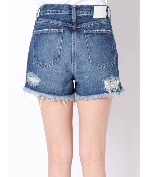 GYDA(ジェイダ)の「サイドスリットフリンジデニムショーパン(デニムパンツ・レディース・ブルー・SMALL/MEDIUM/X-SMALL)」の13枚目の写真