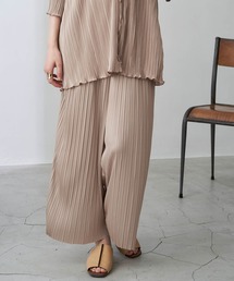 Chaco closet | プリント&無地ワイドストレートプリーツパンツ(その他パンツ)