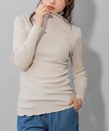 Munich | コットンリブタートルネックプルオーバー(Tシャツ/カットソー)