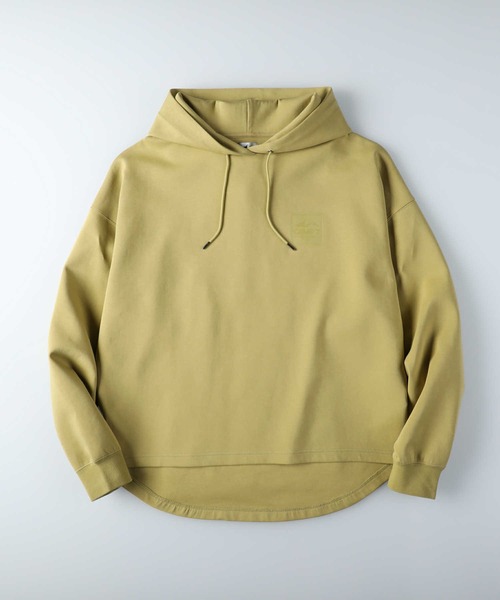 CAMP7（キャンプセブン）の「【CAMP7】エンボスＴパーカー（Tシャツ/カットソー・レディース・ホワイト/イエロー/ダークグレー・M/L）」の9枚目の写真