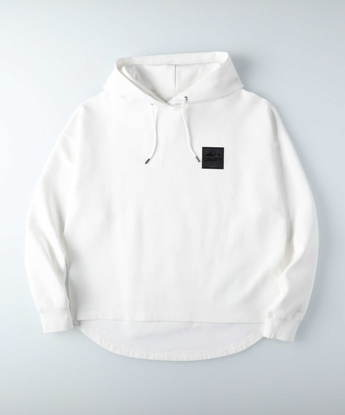 CAMP7（キャンプセブン）の「【CAMP7】エンボスＴパーカー（Tシャツ/カットソー・レディース・ホワイト/イエロー/ダークグレー・M/L）」の11枚目の写真