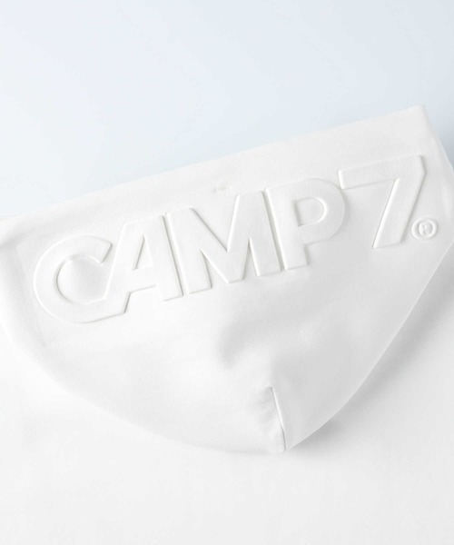 CAMP7（キャンプセブン）の「【CAMP7】エンボスＴパーカー（Tシャツ/カットソー・レディース・ホワイト/イエロー/ダークグレー・M/L）」の19枚目の写真