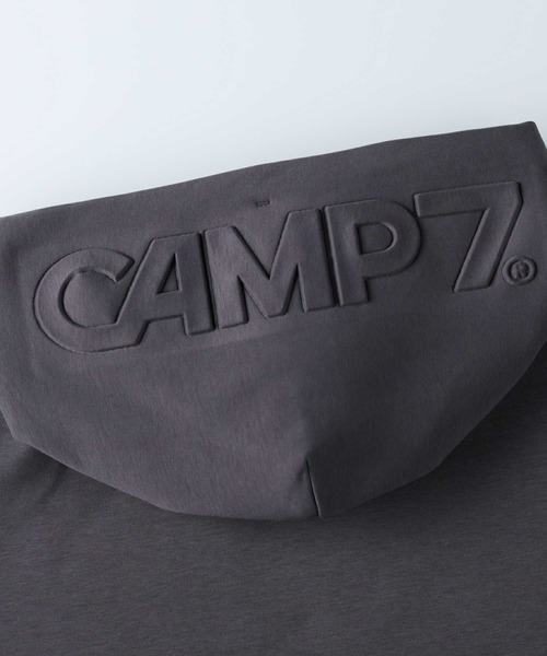 CAMP7（キャンプセブン）の「【CAMP7】エンボスＴパーカー（Tシャツ/カットソー・レディース・ホワイト/イエロー/ダークグレー・M/L）」の18枚目の写真