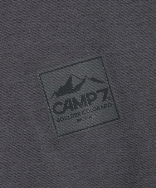 CAMP7（キャンプセブン）の「【CAMP7】エンボスＴパーカー（Tシャツ/カットソー・レディース・ホワイト/イエロー/ダークグレー・M/L）」の15枚目の写真