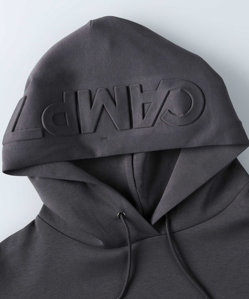 CAMP7（キャンプセブン）の「【CAMP7】エンボスＴパーカー（Tシャツ/カットソー・レディース・ホワイト/イエロー/ダークグレー・M/L）」の14枚目の写真