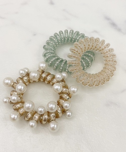 apres jour(アプレジュール)の「【apres jour×ARIAZ】スプリングゴム3セット(ヘアゴム・レディース・オフホワイト/ホワイト系その他4/ホワイト系その他2/ホワイト系その他/ホワイト/ホワイト系その他6/ホワイト系その他5/ホワイト系その他3/ライトホワイト/その他・FREE)」の10枚目の写真