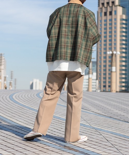 kutir（クティール）の「センタープレスワイドフレアパンツ（その他パンツ・メンズ・ブラック/ベージュ/オレンジ/ダークパープル・SMALL/MEDIUM/LARGE）」の7枚目の写真