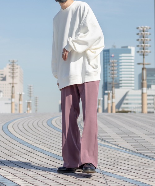 kutir（クティール）の「センタープレスワイドフレアパンツ（その他パンツ・メンズ・ブラック/ベージュ/オレンジ/ダークパープル・SMALL/MEDIUM/LARGE）」の18枚目の写真