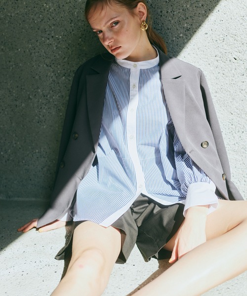 N.(N. Natural Beauty Basic)(エヌエヌナチュラルビューティーベーシック)の「◆タブ付ハーフパンツ(その他パンツ・レディース・ブラック/ベージュ・MEDIUM)」の12枚目の写真