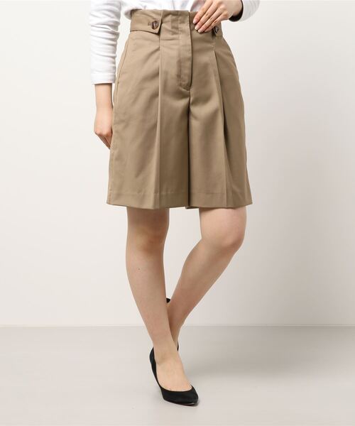 N.(N. Natural Beauty Basic)(エヌエヌナチュラルビューティーベーシック)の「◆タブ付ハーフパンツ(その他パンツ・レディース・ブラック/ベージュ・MEDIUM)」の16枚目の写真