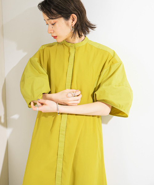 KBF（ケイビーエフ）の「レイヤードワンピース（ワンピース・レディース・ネイビー/オフホワイト/イエロー系その他・ONE）」の5枚目の写真