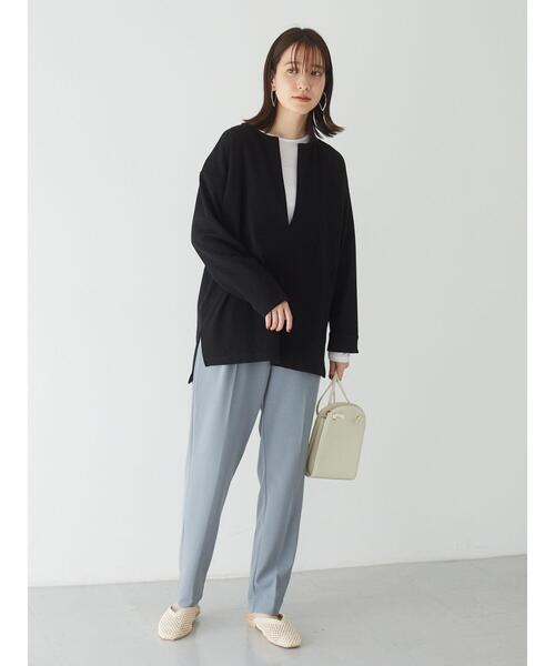 RAY CASSIN FAVORI(レイカズンフェバリ)の「・RAY CASSIN FAVORI テーパードパンツ*(その他パンツ・レディース・ブラック/ブルー/モカ/ライトカーキ・FREE)」の10枚目の写真