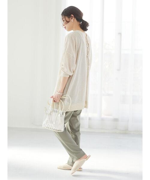 RAY CASSIN FAVORI(レイカズンフェバリ)の「・RAY CASSIN FAVORI テーパードパンツ*(その他パンツ・レディース・ブラック/ブルー/モカ/ライトカーキ・FREE)」の18枚目の写真