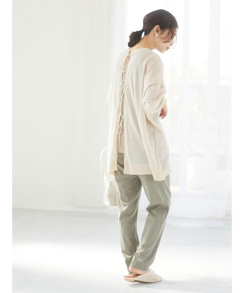 RAY CASSIN FAVORI(レイカズンフェバリ)の「・RAY CASSIN FAVORI テーパードパンツ*(その他パンツ・レディース・ブラック/ブルー/モカ/ライトカーキ・FREE)」の19枚目の写真