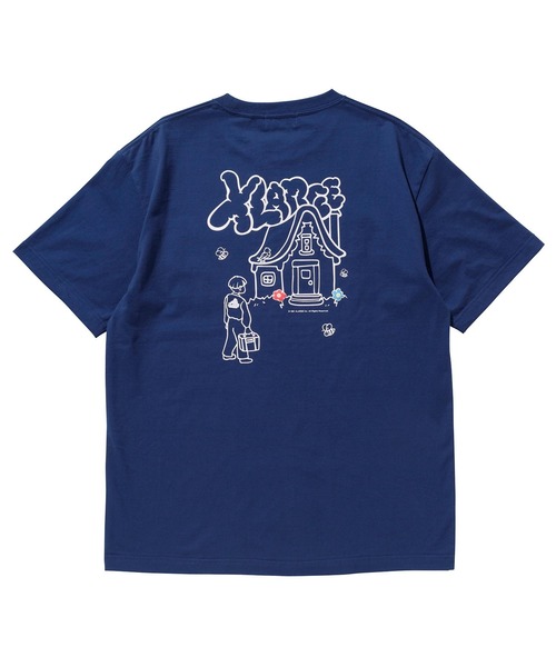 XLARGE(エクストララージ)の「S/S POCKET TEE WEEKENDER(Tシャツ/カットソー・メンズ・ネイビー/ホワイト/ブラック・L/S/M/XL)」の7枚目の写真