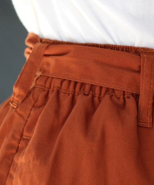PourVous(プールヴー)の「2wayリボンワイドパンツ(チノパンツ・レディース・ブラック/テラコッタ/ベージュ・M/L)」の19枚目の写真