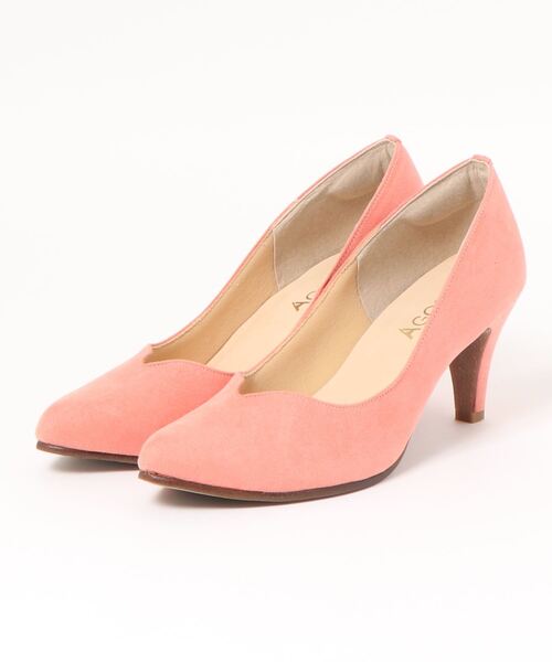 【日本製】ライトカラー/スエードパンプス