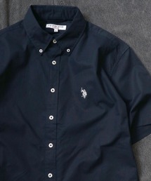 U.S. POLO ASSN.（ユーエスポロアッスン）の「U.S. POLO ASSN.（ユーエスポロアッスン）ワンポイントロゴ 刺繍ボタンダウンシャツ メンズ レディース/半袖シャツ（シャツ/ブラウス・メンズ）」