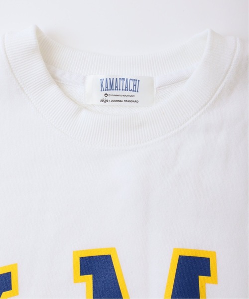 JOURNAL STANDARD（ジャーナルスタンダード）の「【かまいたち×JOURNAL STANDARD】K.M.I ロゴ スウェット/カレッジロゴ（スウェット・メンズ・ホワイト/ネイビー・MEDIUM/LARGE/X-LARGE）」の17枚目の写真