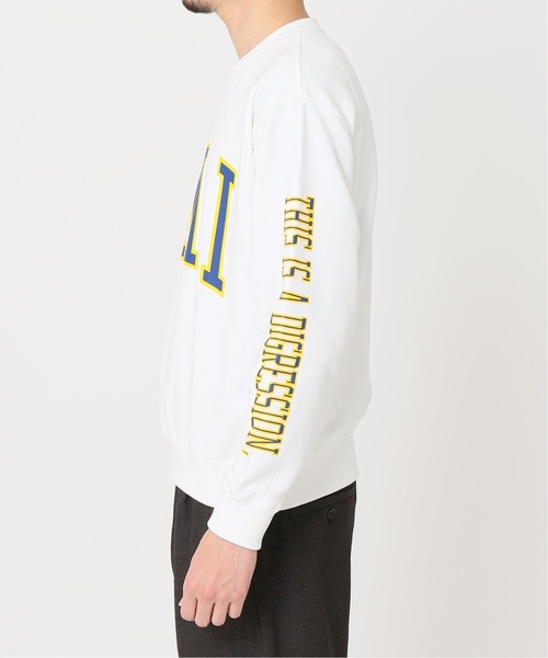 JOURNAL STANDARD（ジャーナルスタンダード）の「【かまいたち×JOURNAL STANDARD】K.M.I ロゴ スウェット/カレッジロゴ（スウェット・メンズ・ホワイト/ネイビー・MEDIUM/LARGE/X-LARGE）」の21枚目の写真