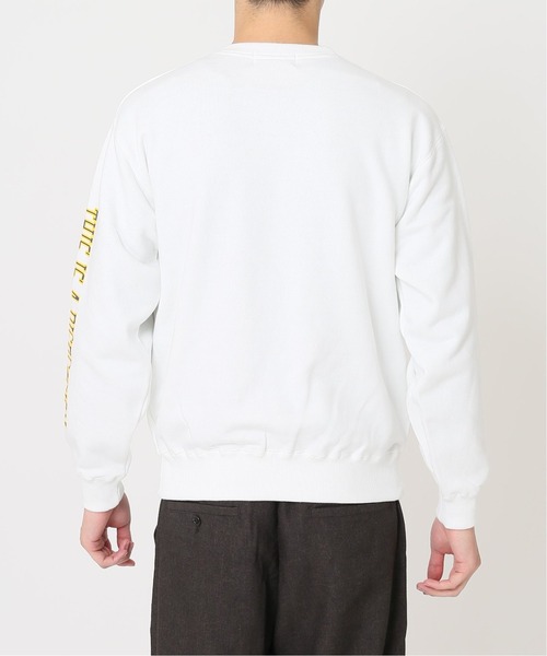 JOURNAL STANDARD（ジャーナルスタンダード）の「【かまいたち×JOURNAL STANDARD】K.M.I ロゴ スウェット/カレッジロゴ（スウェット・メンズ・ホワイト/ネイビー・MEDIUM/LARGE/X-LARGE）」の18枚目の写真