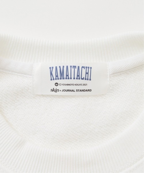 JOURNAL STANDARD（ジャーナルスタンダード）の「【かまいたち×JOURNAL STANDARD】K.M.I ロゴ スウェット/カレッジロゴ（スウェット・メンズ・ホワイト/ネイビー・MEDIUM/LARGE/X-LARGE）」の19枚目の写真