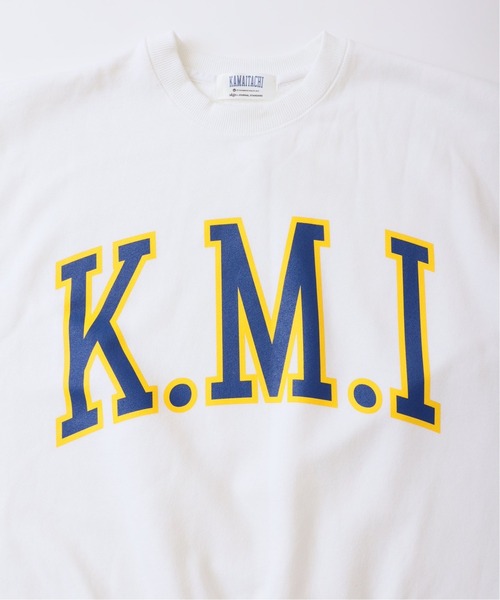 JOURNAL STANDARD（ジャーナルスタンダード）の「【かまいたち×JOURNAL STANDARD】K.M.I ロゴ スウェット/カレッジロゴ（スウェット・メンズ・ホワイト/ネイビー・MEDIUM/LARGE/X-LARGE）」の20枚目の写真
